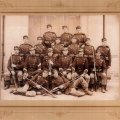 Einar Dohlmann standing in the middle of the back row - 5th Battalion 4th Company 3rd and 4th section - Summer 1895